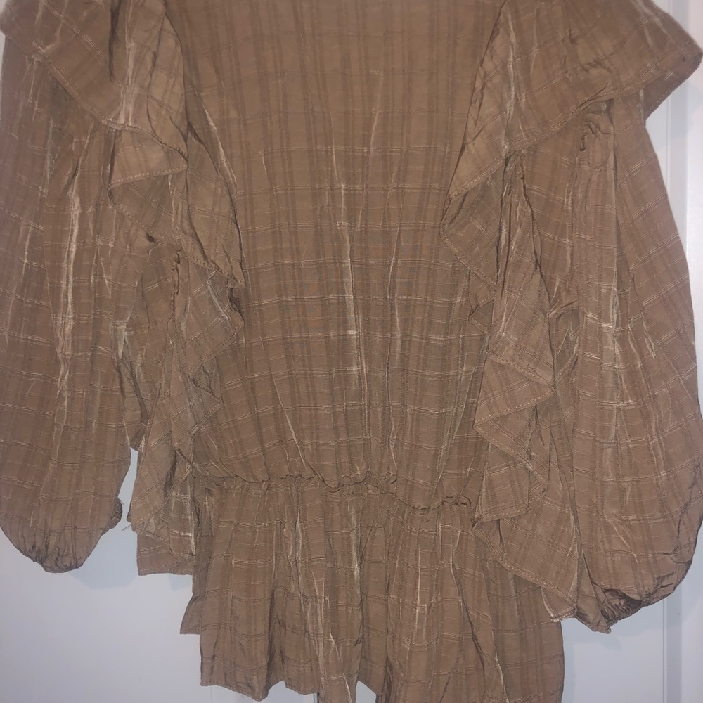 Peplum Ruffle Top - Picture 2 of 5